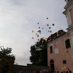 A Cuceglio i Festeggiamenti dell'Addolorata palloncini