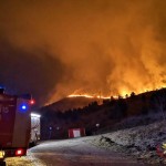 Ancora al lavoro sull'incendio di Givoletto