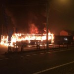 Bruciano sette autobus a Ciriè