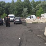 Campo rom di Strada Aeroporto perquisizioni in corso