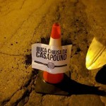 CasaPound chiude alcune buche stradali a Ivrea e Rivarolo