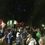 CasaPound e 300 residenti contro le roulotte dei nomadi di corso Cosenza