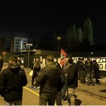 CasaPound presidio in corso Corsica dopo l'aggressione a un tredicenne