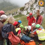 Concluse le operazioni di recupero dello speleologo bloccato in una grotta nell'altipiano del Marguareis