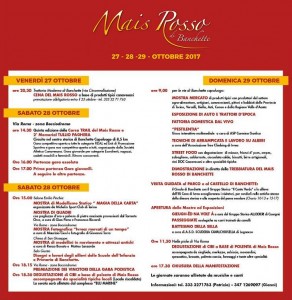 Da venerdì la Sagra del Mais Rosso programma