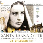 Dal 24 al 27 luglio le reliquie di Santa Bernadette alla Gran Madre di Torino