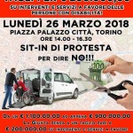 Disabili sit-in di protesta per dire no ai tagli del Comune