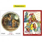 Due francobolli dedicati al Santo Natale