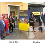 Due nuovi sportelli automatici ATM Postamat a Candia e Val di Chy