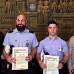 Encomio solenne per gli agenti di polizia municipale Piero Bessone e Matteo Dagnese