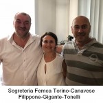 Giuseppe Filippone, nuovo segretario della Femca Cisl Torino Canavese Segreteria