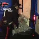 I Carabinieri sequestrano un quintale di marijuana arrestato transporter