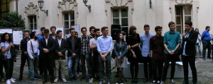 I futuri geometri premiati a Torino nel corso di “Musica nei cortili” 2