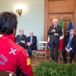 Il Presidente della Repubblica incontra il Soccorso Alpino per i 65 anni del Corpo