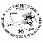 Il  centenario del primo francobollo di posta aerea e del primo volo sperimentale