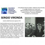 Il ricordo del Maestro Sergio Vironda