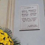 In Piazza San Carlo scoperta una targa dedicata a Erika Pioletti e Marisa Amato