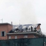 Incendio in via Panealbo a Grugliasco 1