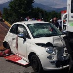 Incidente autoambulanza a Castellamonte un ferito al CTO di Torino 1