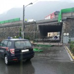 Incidente sulla A5 pericolo per la circolazione e traffico in tilt 1