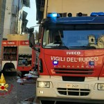 Intervento a Corio per un incendio