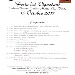 La Festa dei Vignolant domenica 15 ottobre 1