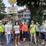 La canavesana Paola Gianotti ha inaugurato a Torino i cartelli di ATTENZIONE AL CICLISTA SULLE STRADE 2