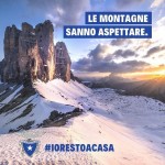 L'invito del CAI iorestoacasa, le montagne non si muovono