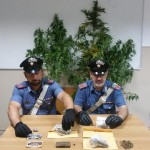 Marijuana in auto e a casa una piccola piantagione