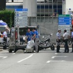 Moto tampona un Suv a Ivrea, in via Jervis; deceduto il centauro