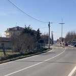 Nuovo marciapiede  in via Casale, a Castelrosso (Chivasso)