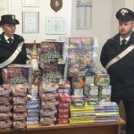 Oltre mezza tonnellata di fuochi sequestrati in provincia di Torino