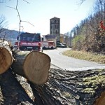 Operazioni di bonifica all'incendio nella zona di Belmonte 1