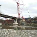 Ponte di Castiglione, proseguono le operazioni di montaggio