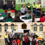 Protezione Civile e Croce Bianca alla Scuola di Valperga 1