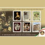 Sei francobolli dedicati al Comando dei Carabinieri per la Tutela del Patrimonio Culturale