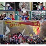 Storico Carnevale di Ivrea seconda uscita degli Abbà