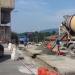 Tre settimane di stop per i lavori del piazzale e della salita all'ospedale di Ivrea