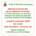 Un incontro sul piano di abbattimento e manutenzione degli alberi di Rivarolo