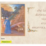 Una cartolina delle Poste per il Dantedì