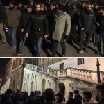 Valentino ripartono le passeggiate di CasaPound e residenti