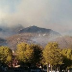 Vasto incendio in Val di Susa 1